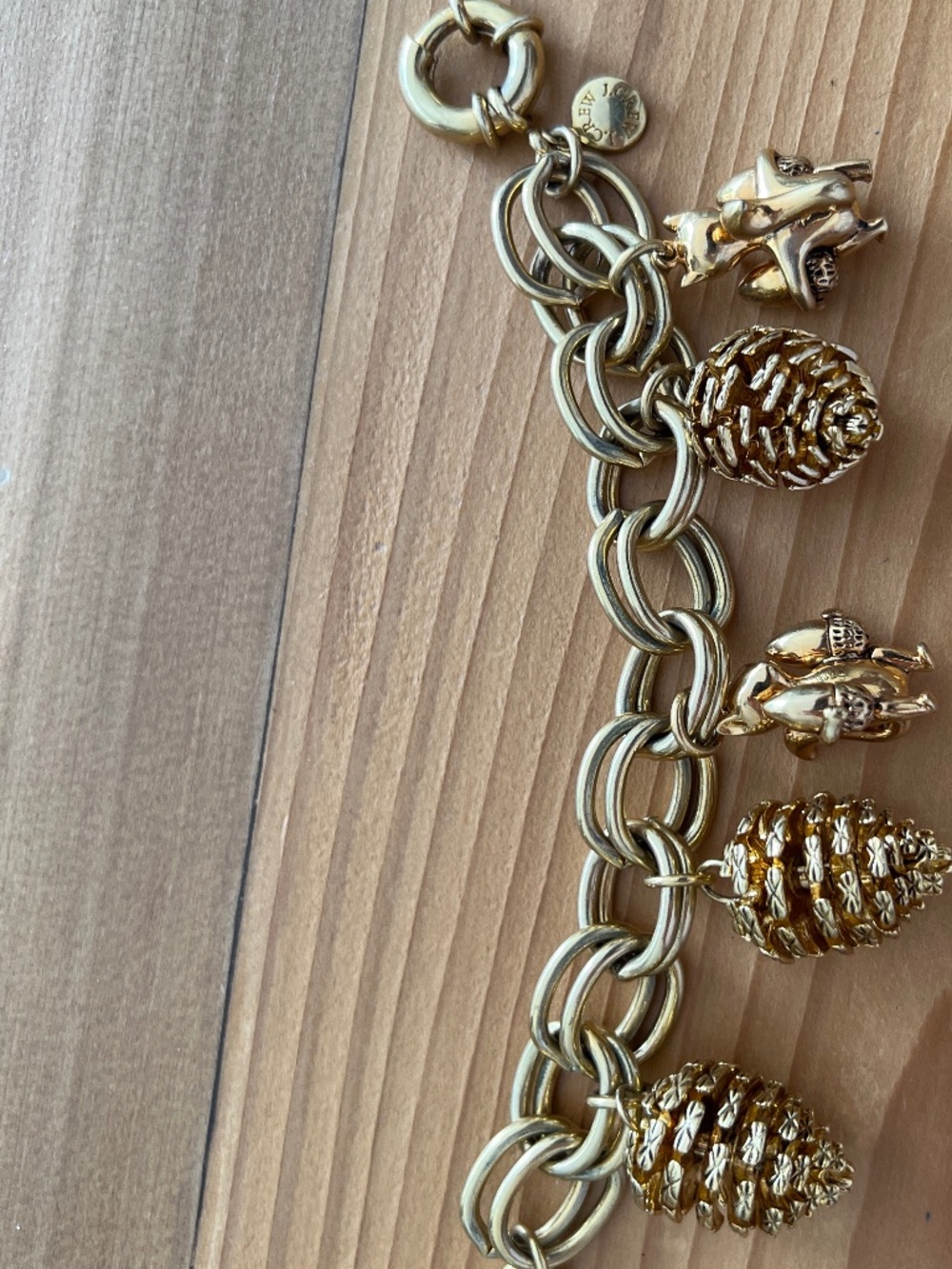 JCrew Acorn & Squirrel Bracelet